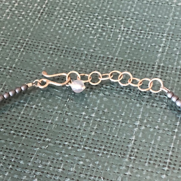 Ann Lightfoot Gray Feldspar Necklace New - Picture 4 of 5